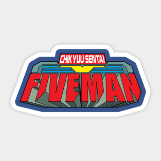 Chikyuu Sentai Fiveman Sticker